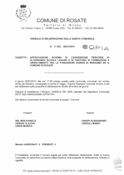 GC 5 30 01 14 CONVENZIONE TIROCINIO FONDAZIONE IKAROS