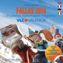 FALLAS 2014 - Turisvalencia