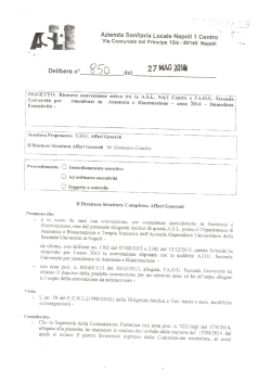 Delibera n. 850 del 2014