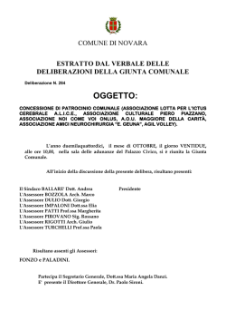 documento - Comune di Novara