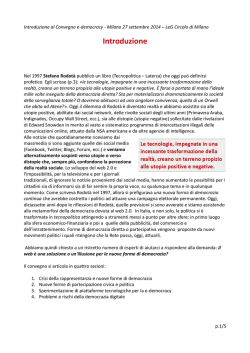 Introduzione - Pensiero Critico