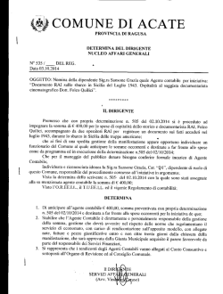 Determina Folco Quilici