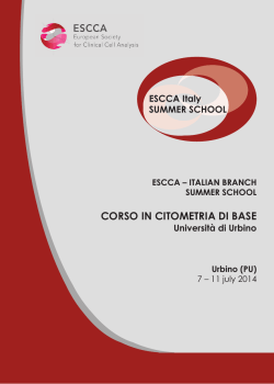 international course in basic cytometry urbino university (italy) 7