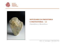 NPP 2014, I - Istituto Italiano di Preistoria e Protostoria