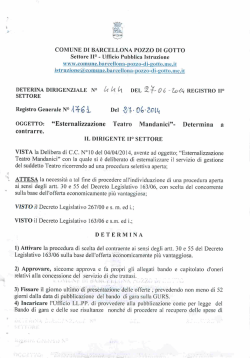 determina dirigenziale 1761 del 2014