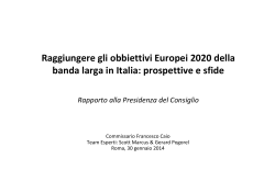 Presentazione - Governo Italiano