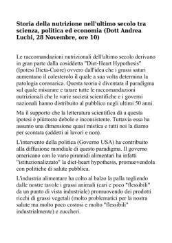 DOTT. ANDREA LUCHI - Cibo e Salute