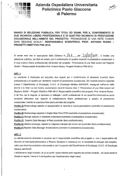 I Azienda Ospedaliera Universitaria 7 ﬁf " Policlinico Paolo Giaccone