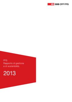 Rapporto di gestione e di sostenibilità 2013 - Azienda.