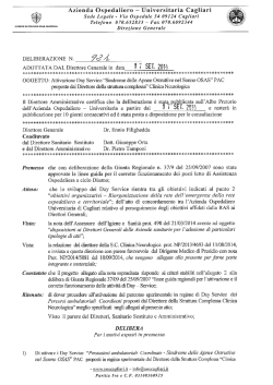 Deliberazione n.921 del 17.09.2014