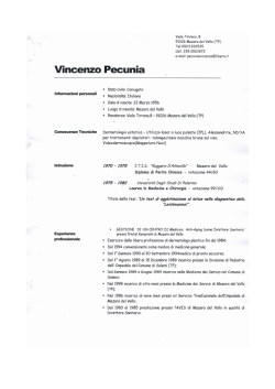 Curriculum vitae