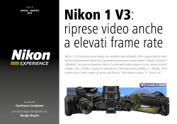 Nikon 1 V3: riprese video anche a elevati frame rate