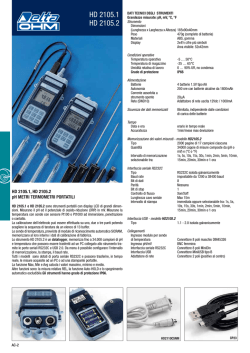 HD 2105.1 HD 2105.2 - Carlesi Strumenti