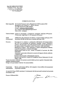 Dott. DE CAROLIS FRANCESCO