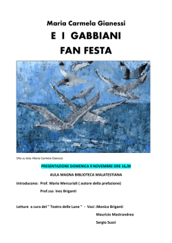 E  I  GABBIANI FAN FESTA