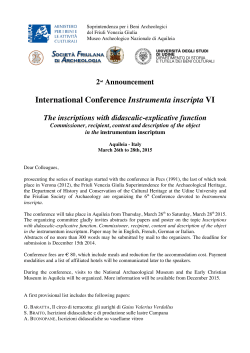 Instrumenta inscripta. 6th International Conference
