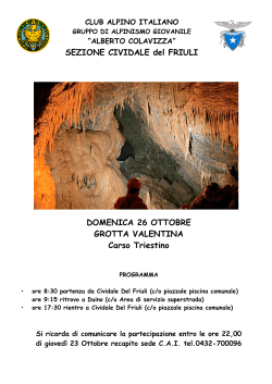 Grotta valentina fly - Cividale del Friuli