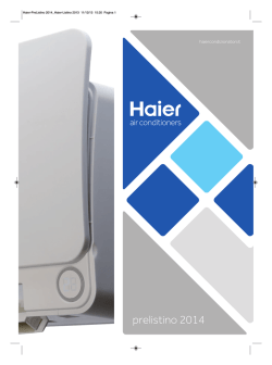 Haier-PreListino 2014_Haier-Listino 2013