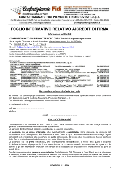 scarica il pdf - Confartigianato Fidi