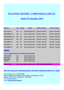 PLANNING 2014/2015 - Como Danza Dogi SSD a RL