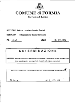 COMUNE di FORMIA
