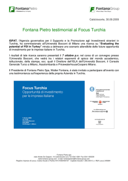 Scopri di pi&ugrave; - Fontana Group