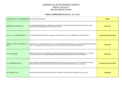 verbale del 09/10/2014 - Comune di Castelfranco Veneto
