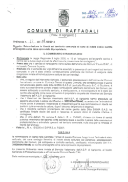 COMUNE DI RAFFADALI