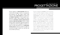 Runway geetiece la PRÙGETTﬂTIIÙNE della trae rniseiene ciel
