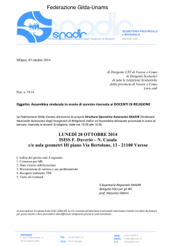 assemblea sindacale SNADIR