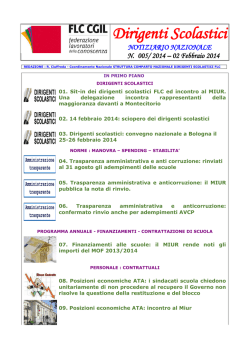 Dirigenti Scolastici - FLC CGIL Lombardia