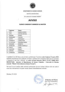ffi-",s - Universit&agrave; degli Studi di Messina