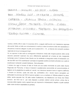 documento Sindaco - Comune di Verbania