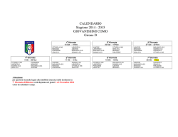 calendario campionato 2014