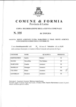 COMUNE di FORMIA