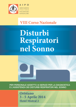 Disturbi Respiratori nel Sonno