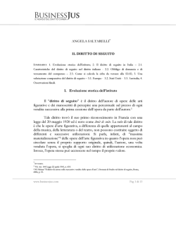diritto di seguito