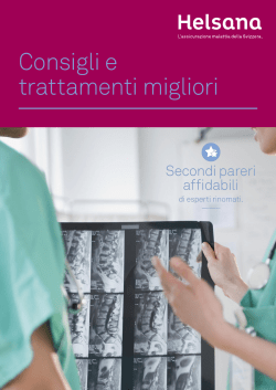 Secondo parere di esperti in caso di malattia