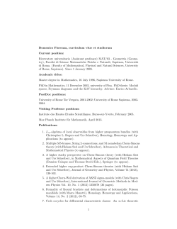 English pdf version - Dipartimento di Matematica