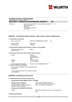 0893 090 0 - ADESIVO SUPERRAPIDO WUERTH 5G