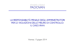 il caso iran - AIVI Web TV