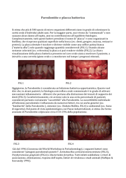 Parodontite e placca batterica