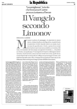 Il Vangelo secondo Limonov