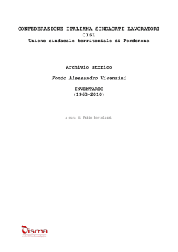 inventario - CISL PORDENONE