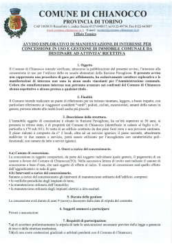 COMUNE DI CHIANOCCO