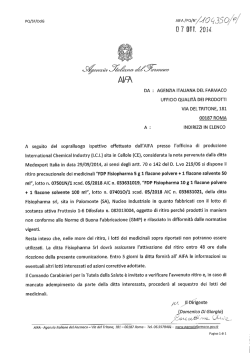 il &Icirc; . . M. - Regione Lazio