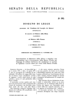 disegno di legge - Senato della Repubblica