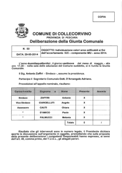 delibera n. 53 del 29 Maggio 2014