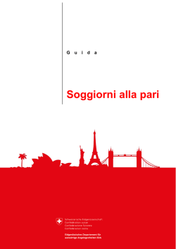 Guida: Soggiorni alla pari - EDA