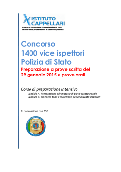 Informazioni dettagliate sul corso